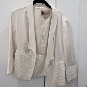 Ivory Anthropologie blazer